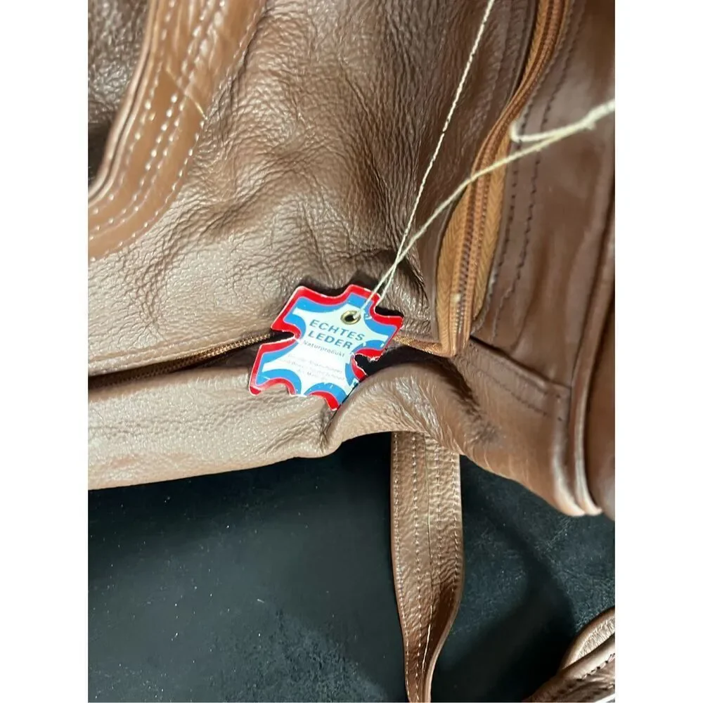 Echtes Leder vintage genuine leather duffle bag